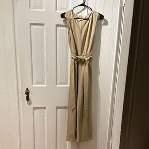 Calvin Klein Tan Jumpsuit